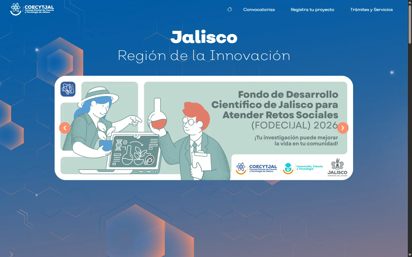 Captura del sitio Agua Coecytjal — Gobierno de Jalisco